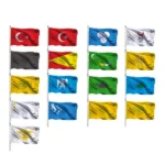17’li Türk Devletleri Seti 100×150 Sopalı