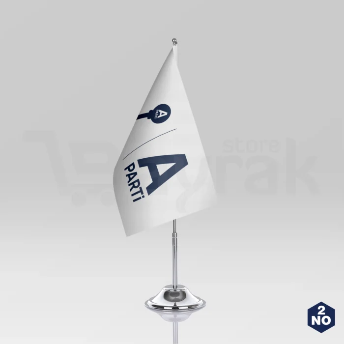 Anahtar Parti Tekli Masa Bayrağı - Görsel 3