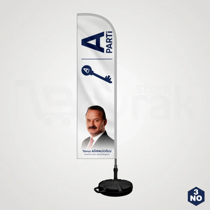 Anahtar Parti Yelken Bayrağı - Görsel 3