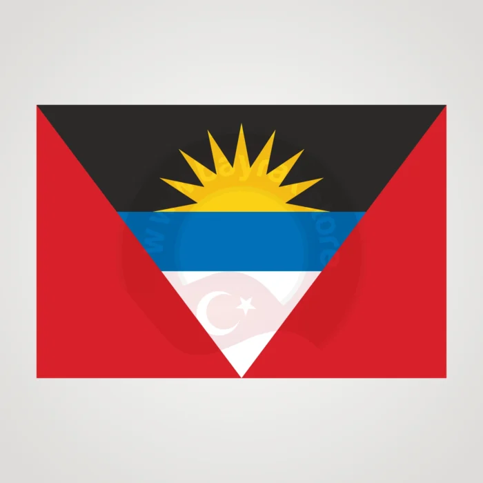 Antigua ve Barbuda Makam Bayrağı - Görsel 2