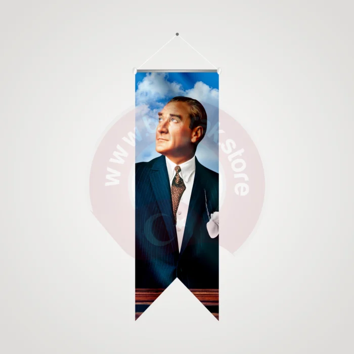 Atatürk Kırlangıç Bayrak 2No - Görsel 1
