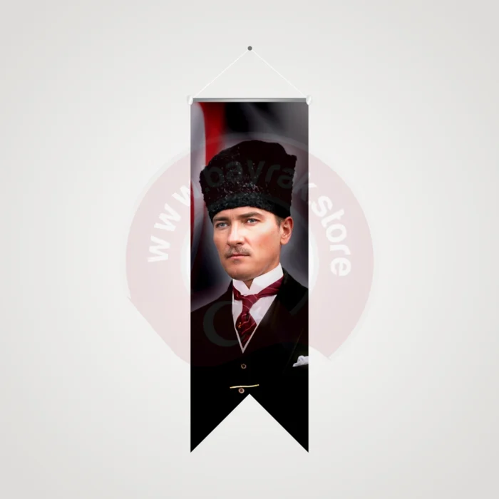 Atatürk Kırlangıç Bayrak 4No - Görsel 1