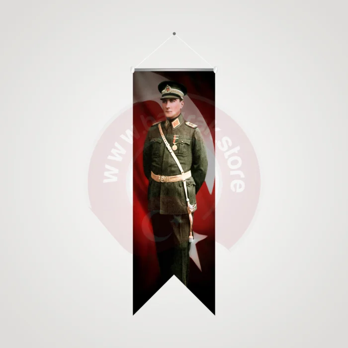Atatürk Kırlangıç Bayrak 6No - Görsel 1