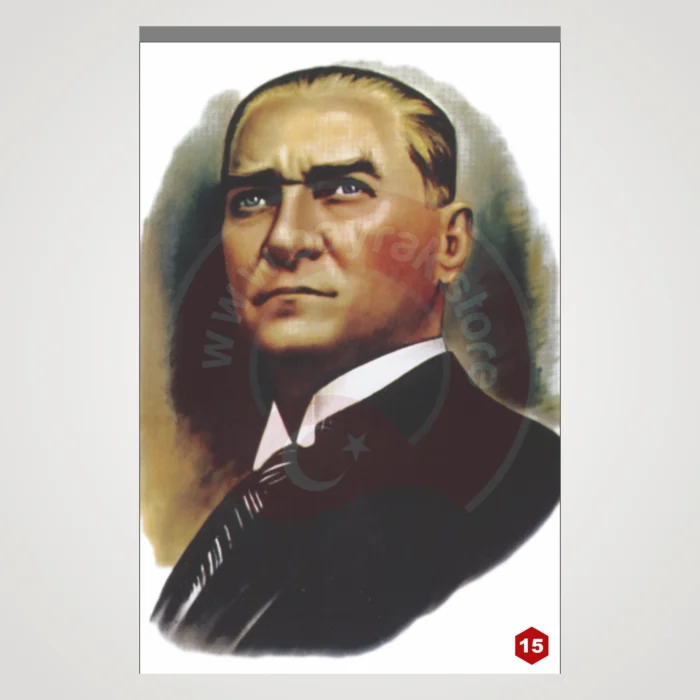 Atatürk Posteri 15 No - Görsel 1