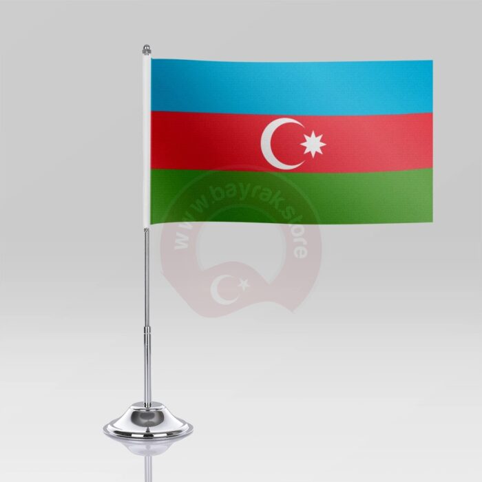 Azerbaycan Masa Bayrağı - Görsel 2