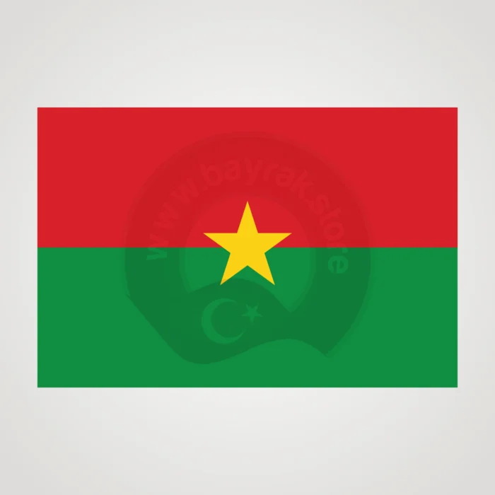 Burkina Faso Makam Bayrağı - Görsel 2