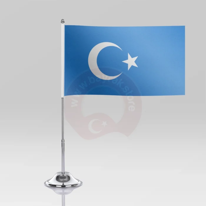 Doğu Türkistan Masa Bayrağı - Görsel 2