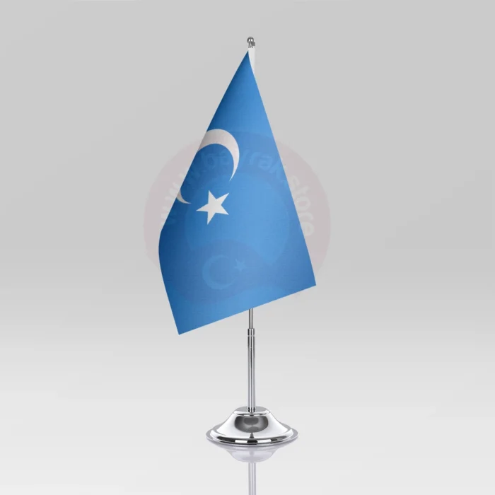Doğu Türkistan Masa Bayrağı - Görsel 1
