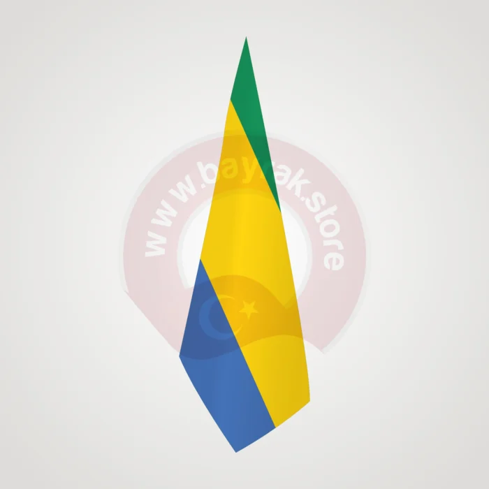 Gabon Makam Bayrağı - Görsel 1