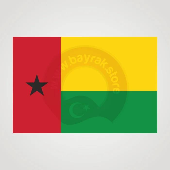 Gine-Bissau Makam Bayrağı - Görsel 2