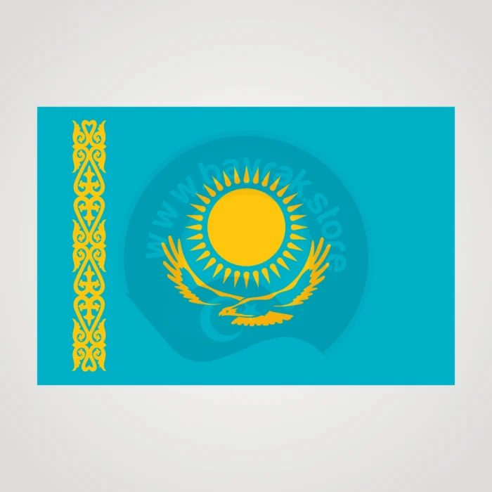 Kazakistan Makam Bayrağı - Görsel 2