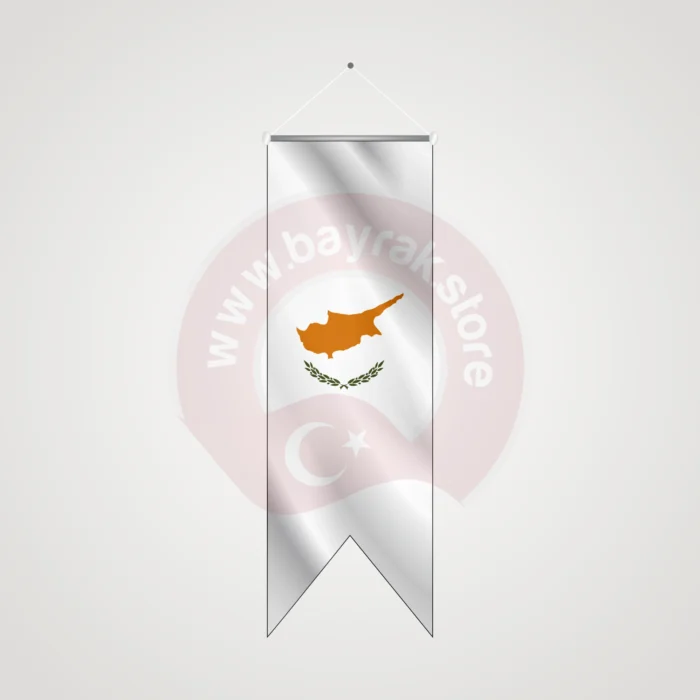 Kıbrıs Cumhuriyeti Kırlangıç Bayrak - Görsel 1