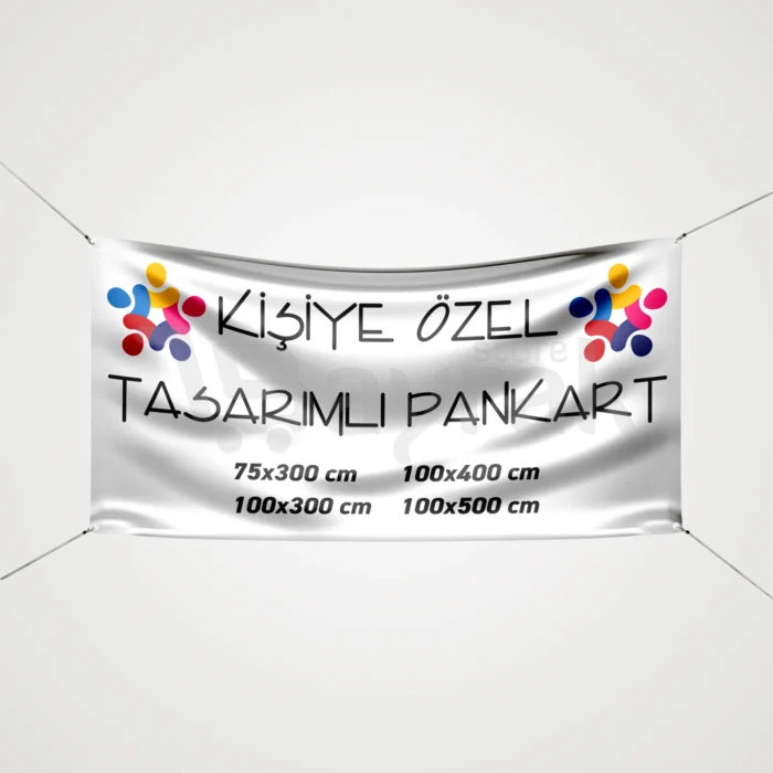 Kişiye Özel Tasarımlı Pankart - Görsel 1