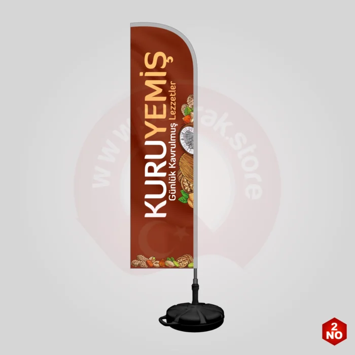Kuruyemiş Yelken Bayrak - Görsel 2
