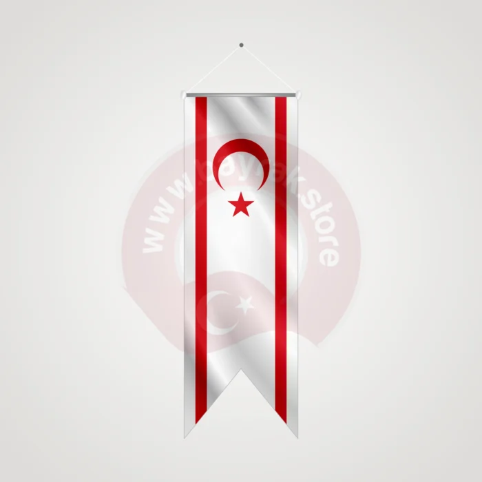 Kuzey Kıbrıs Türk Cumhuriyeti Kırlangıç Bayrak - Görsel 1