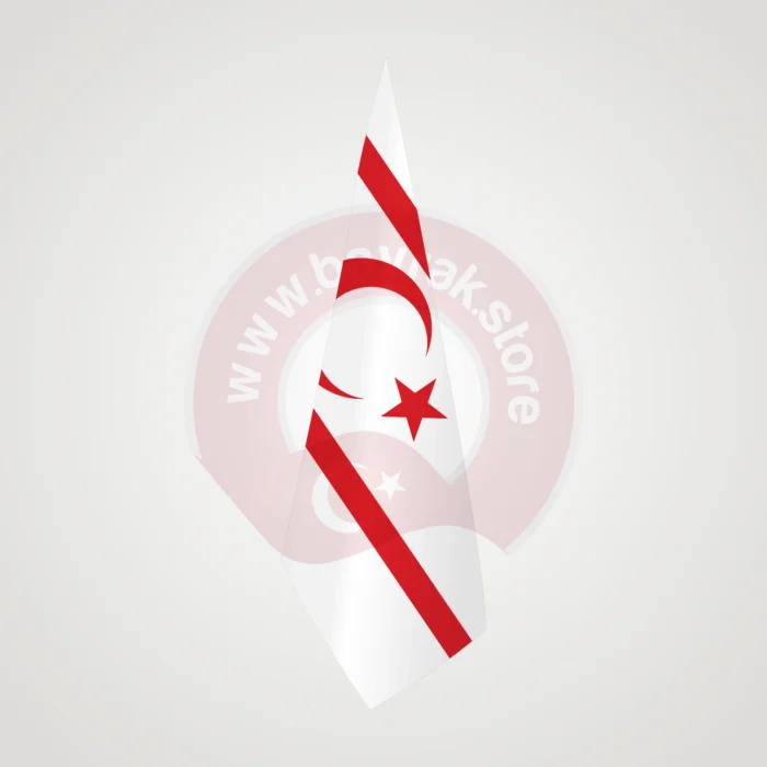 Kuzey Kıbrıs Türk Cumhuriyeti Makam Bayrağı - Görsel 1