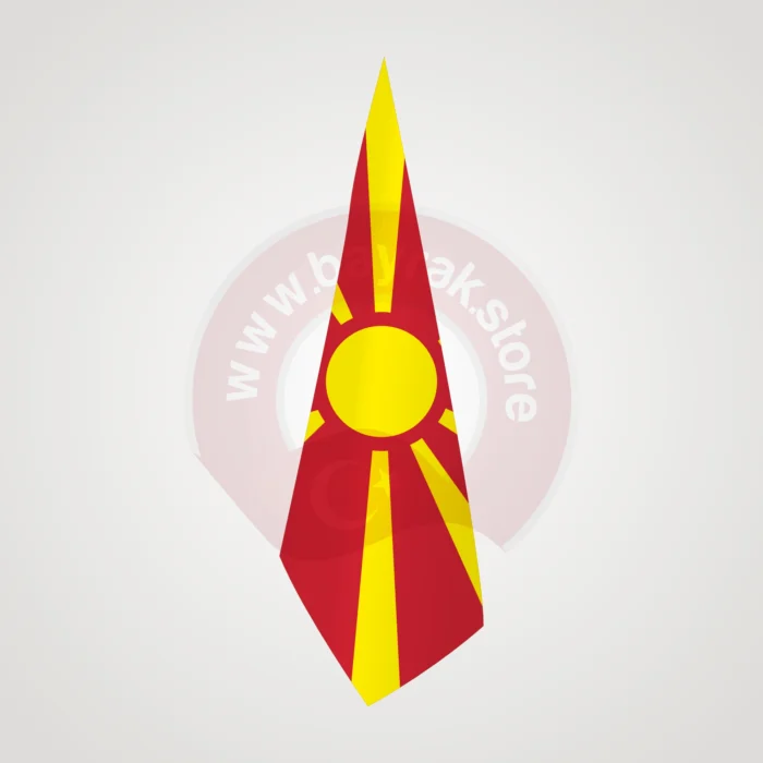 Kuzey Makedonya Makam Bayrağı - Görsel 1