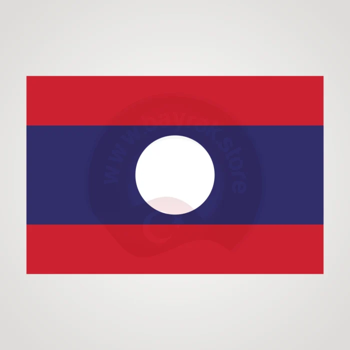 Laos Makam Bayrağı - Görsel 2