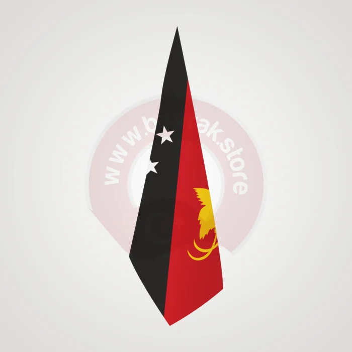 Papua Yeni Gine Makam Bayrağı - Görsel 1