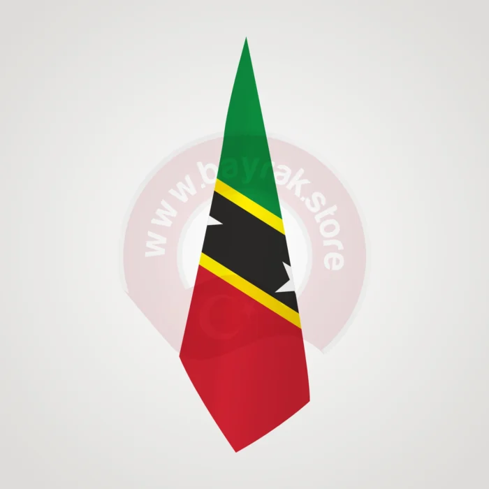 Saint Kitts ve Nevis Makam Bayrağı - Görsel 1