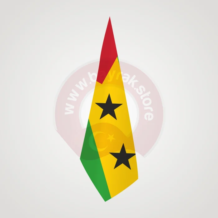 Sao Tome ve Principe Makam Bayrağı - Görsel 1