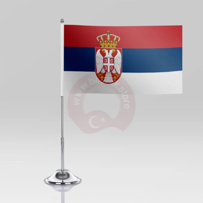 Sırbistan Masa Bayrağı - Görsel 2