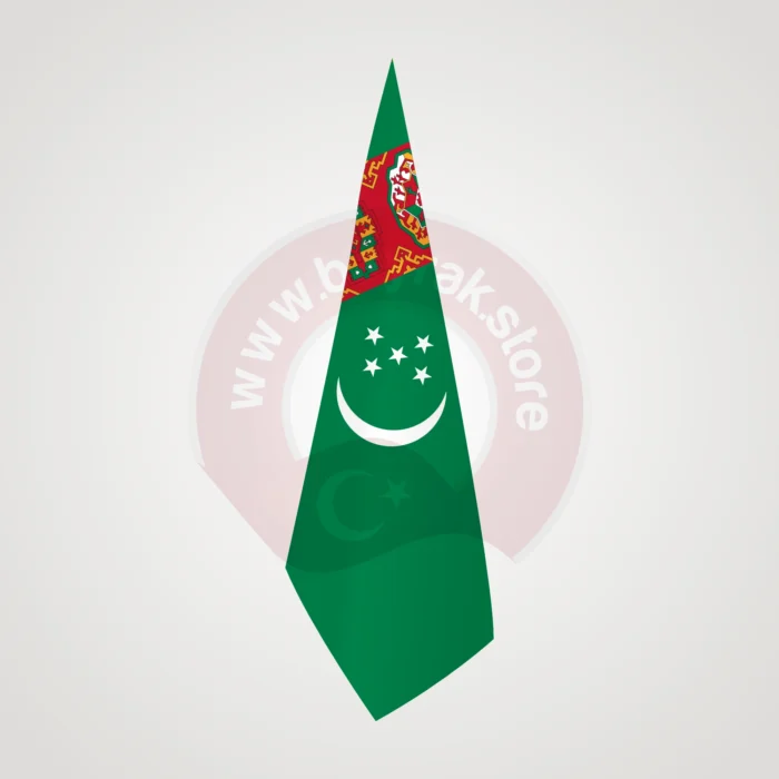 Türkmenistan Makam Bayrağı - Görsel 1