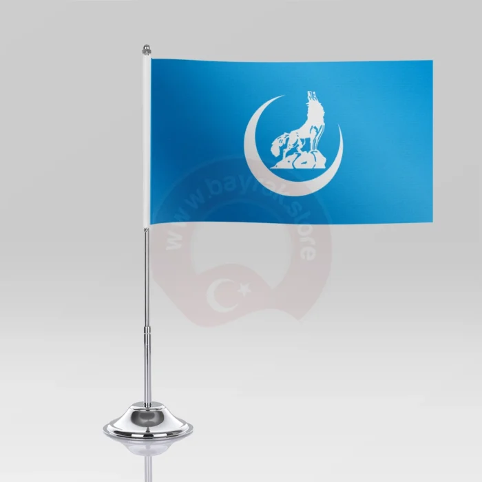 Ülkü Ocakları Masa Bayrağı - Görsel 2