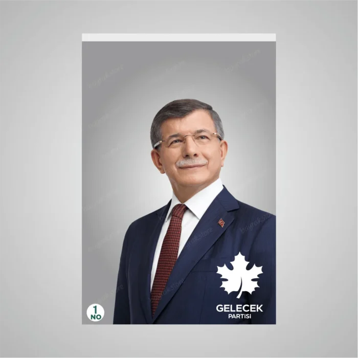 Ahmet Davutoğlu Posteri - Görsel 1