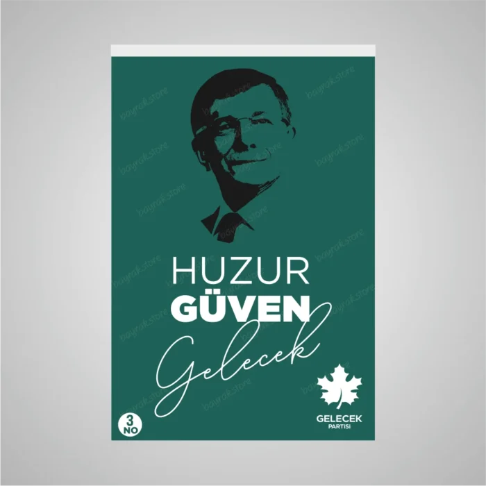 Ahmet Davutoğlu Posteri - Görsel 3