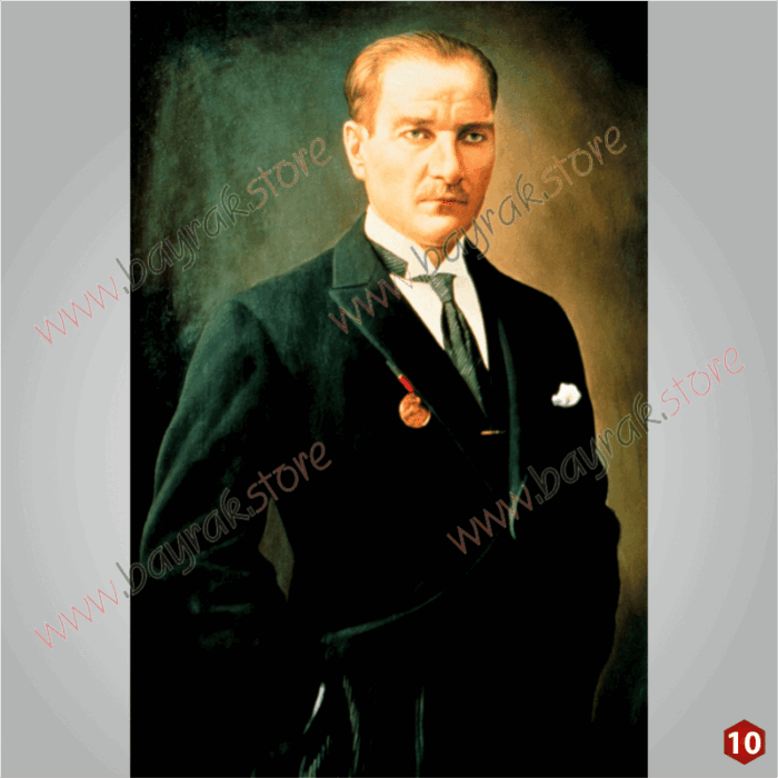 Atatürk Posteri 10 No - Görsel 1