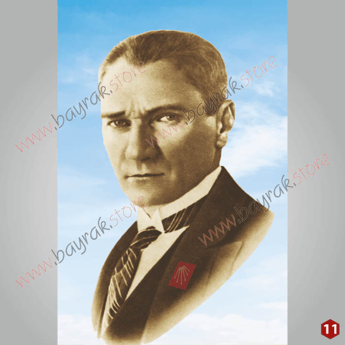 Atatürk Posteri 11 No - Görsel 1