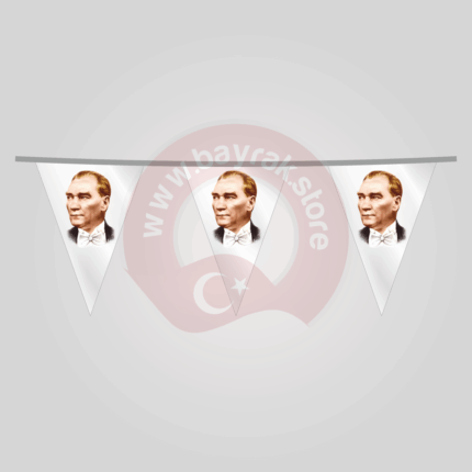 İpe Dizili Üçgen Atatürk - 2No