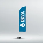 Deva Partisi Yelken Bayrak Mavi (75×300)