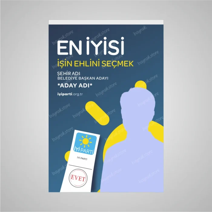 İYİ Parti 2024 Seçim Afişi - Görsel 1