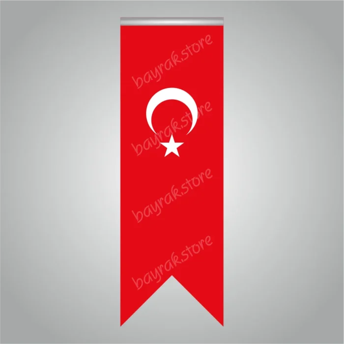 Saten Kırlangıç Türk Bayrakları - Görsel 1