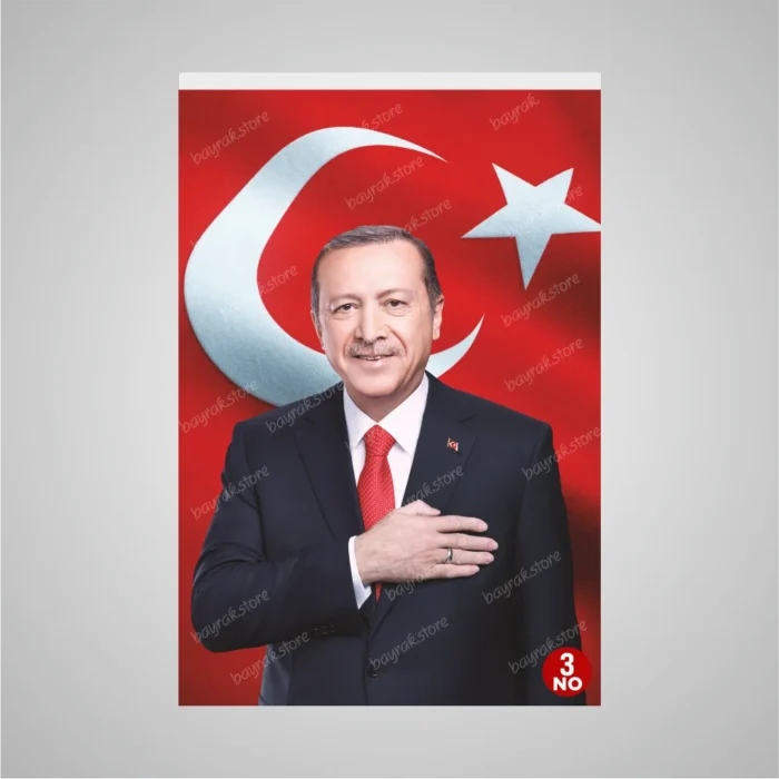 Recep Tayyip Erdoğan Posteri - Görsel 3