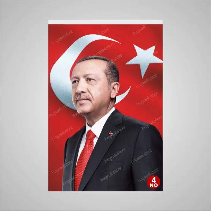 Recep Tayyip Erdoğan Posteri - Görsel 4