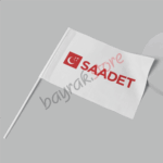 Saadet Partisi 50×75 cm Raşel Sopalı Bayrak - Görsel 2