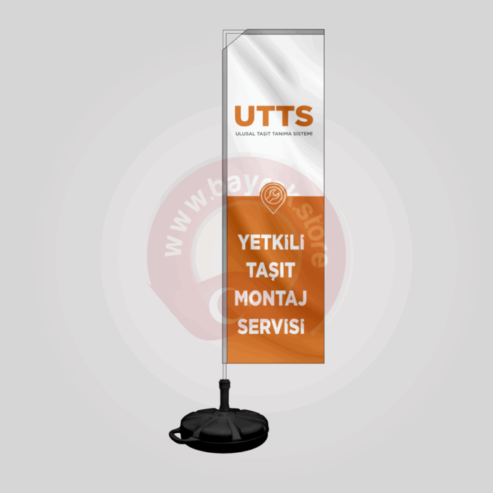 UTTS L Tipi Yelken Bayrak - Görsel 1